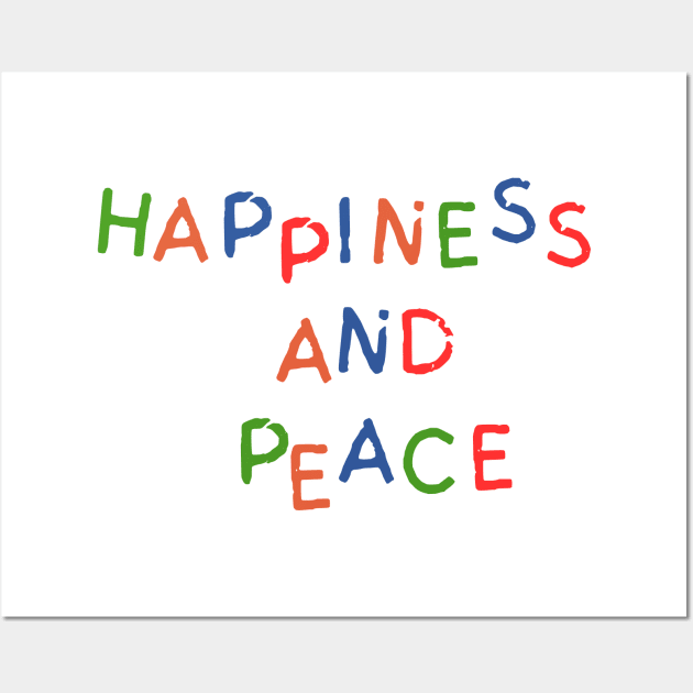 Happiness and Peace: Blissful Moments, Tranquil Heart Wall Art by neverland-gifts